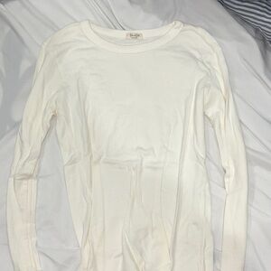 Brandy Melville White Long Sleeve Tee